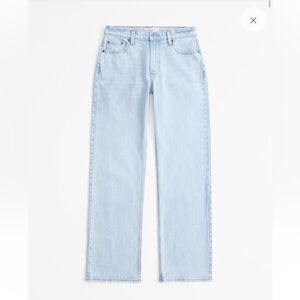 Abercrombie curve love low rise 90s baggy jean